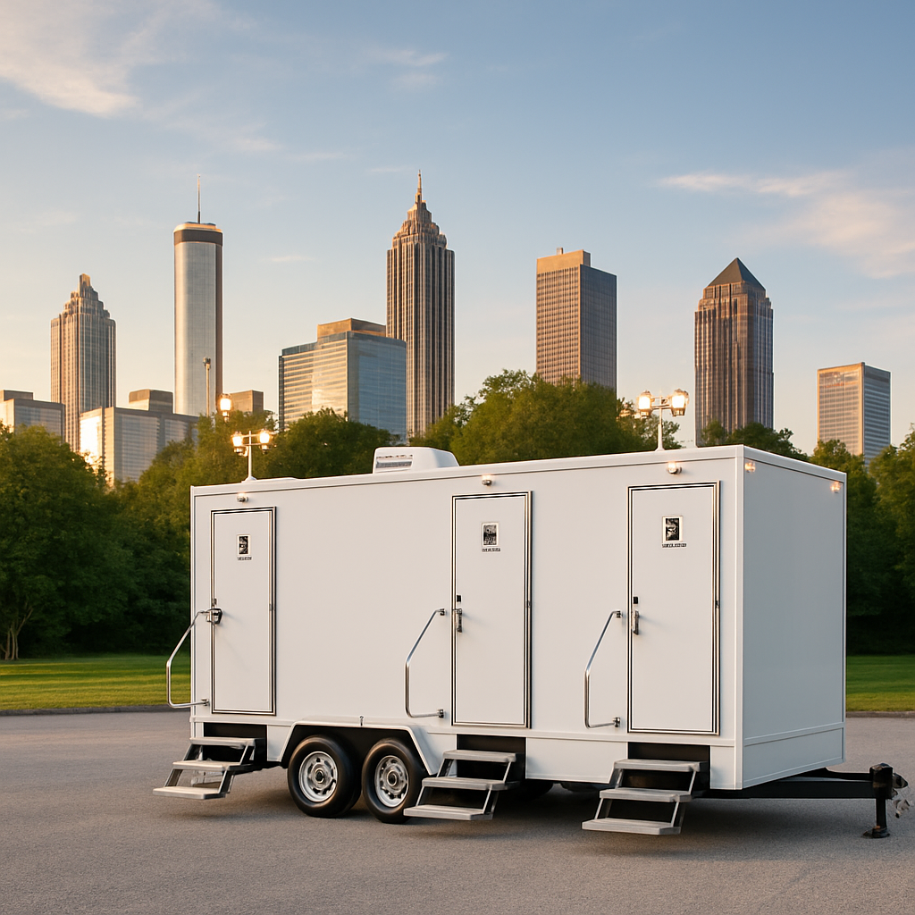 Atlanta shower and combo trailer rentals